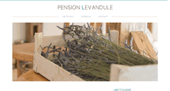 Desktop Screenshot of pension-levandule.cz